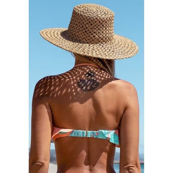 NWT Cupshe Bikini Blooming Flowers Bandeau‎ Bikini Set Sz L - Picture 4 of 14